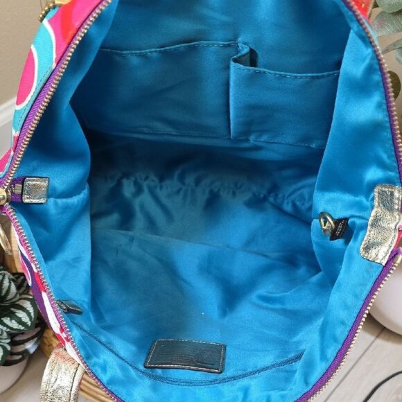 Coach Poppy Pop C Glam Tote and Wallet - Picture 11 of 16